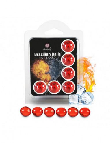 SECRET PLAY Brazilian Balls Set 6 - Efecto Calor & Frío
