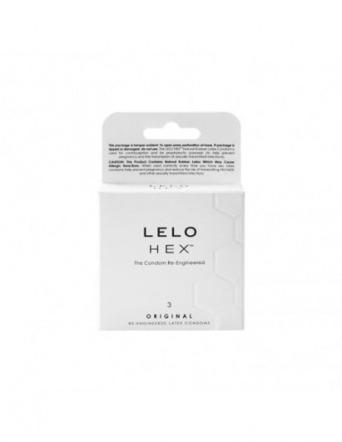 Lelo HEX ORIGINAL Preservativos 3 Pack